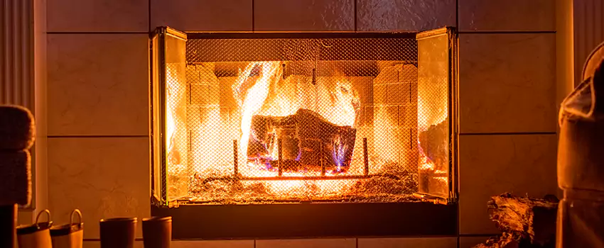 Mendota Hearth Landscape Fireplace Installation in Forrest City, Arkansas