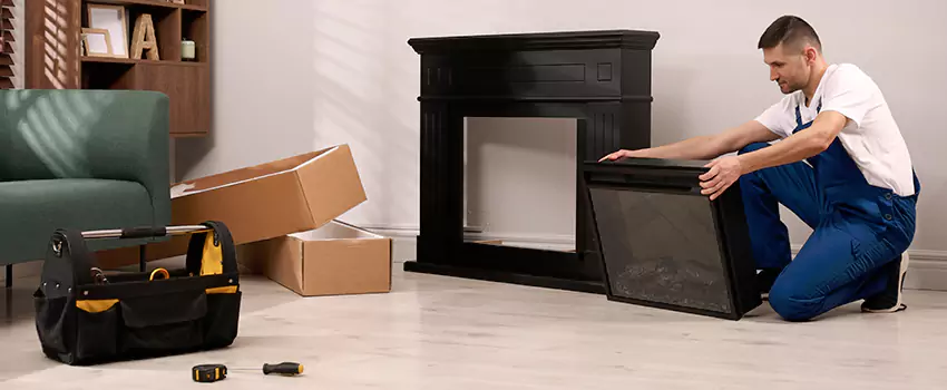 Old Rusted Metal Fireplace Repair And Replacement in Forrest City, AR